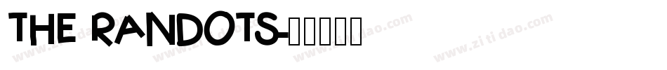 THE RANDOTS字体转换